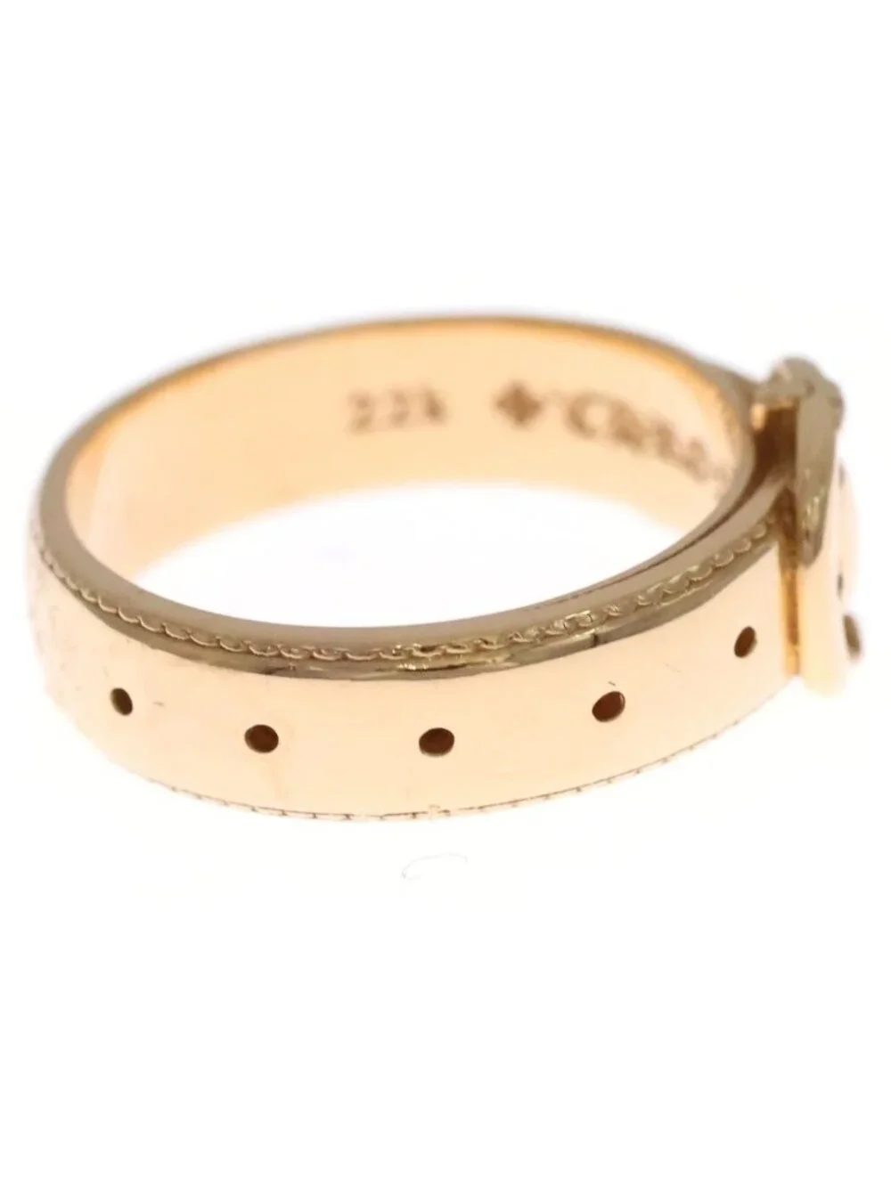 Chrome Hearts 22k Belted Gunslinger Sml Small Gold Ring